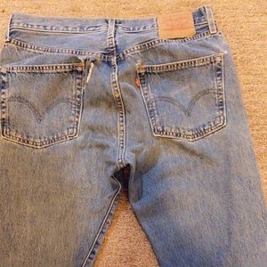 Distressed Levi’s 501